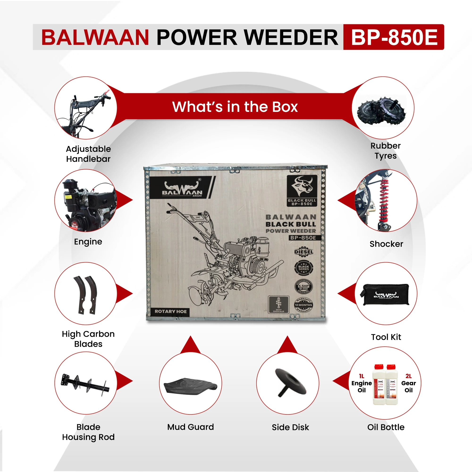 BALWAAN POWER WEEDER BP-880E