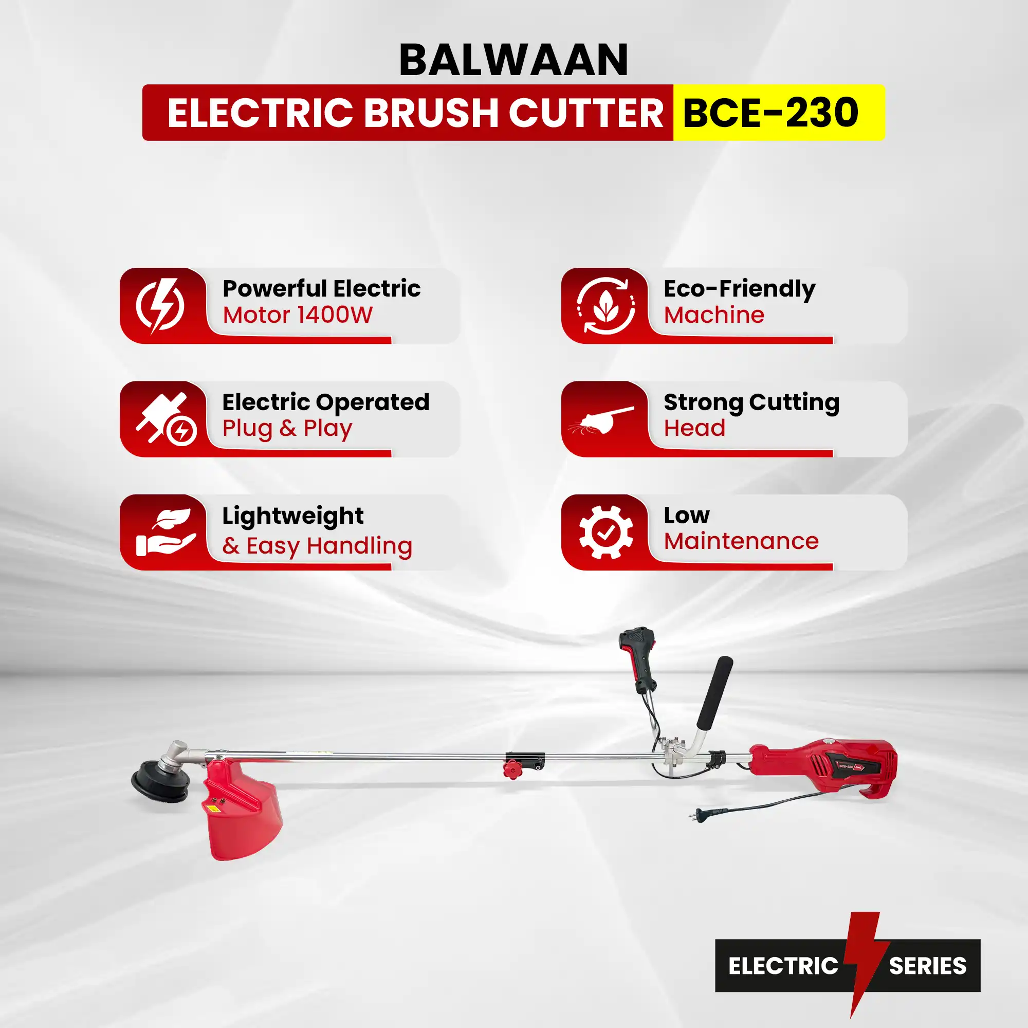 BALWAAN ELACTRIC BRUSH CUTER BCE-230