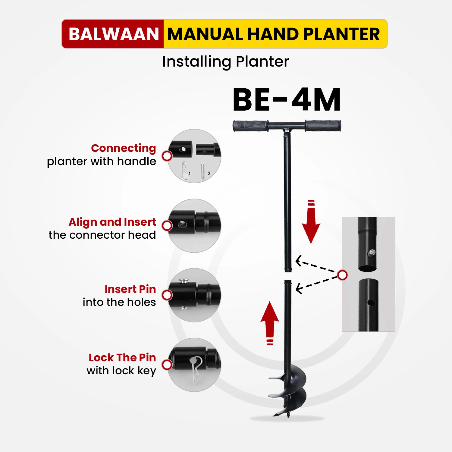 MANUL EARTH AUGER 4M