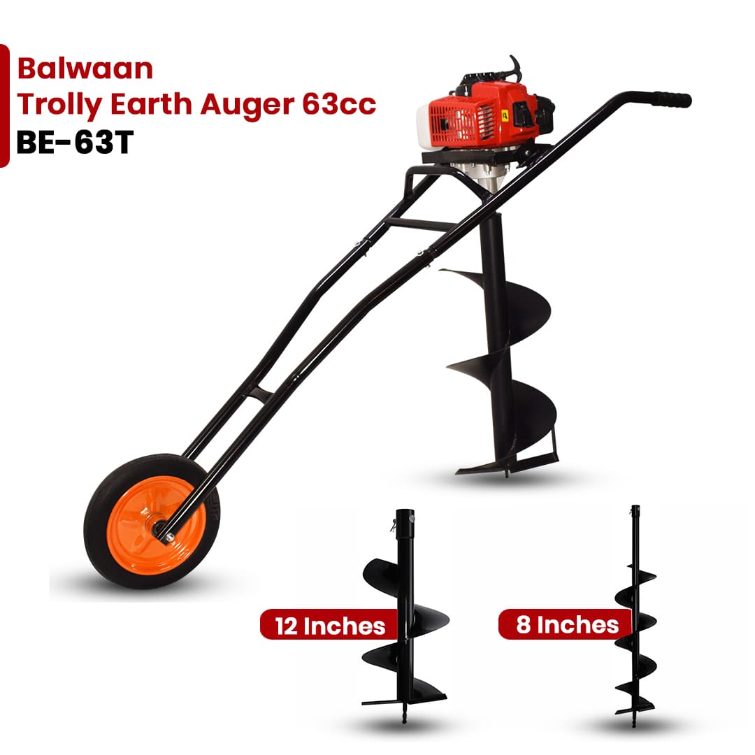 BALWAAN TROLY EARTH AUGER 63CC 8&amp;12 INCH PLANTER 