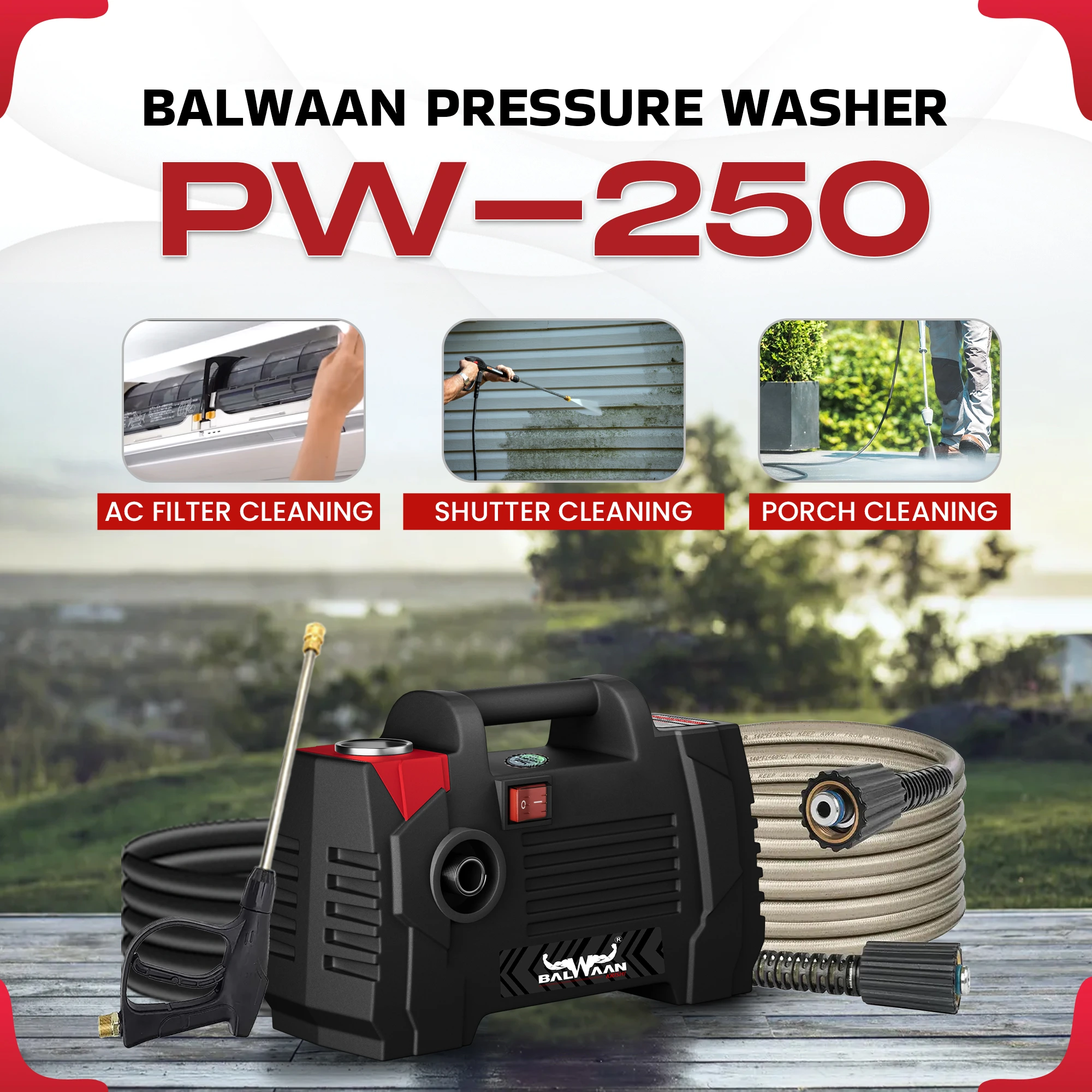 BALWAAN PRESSUR WASHER [PW-250]