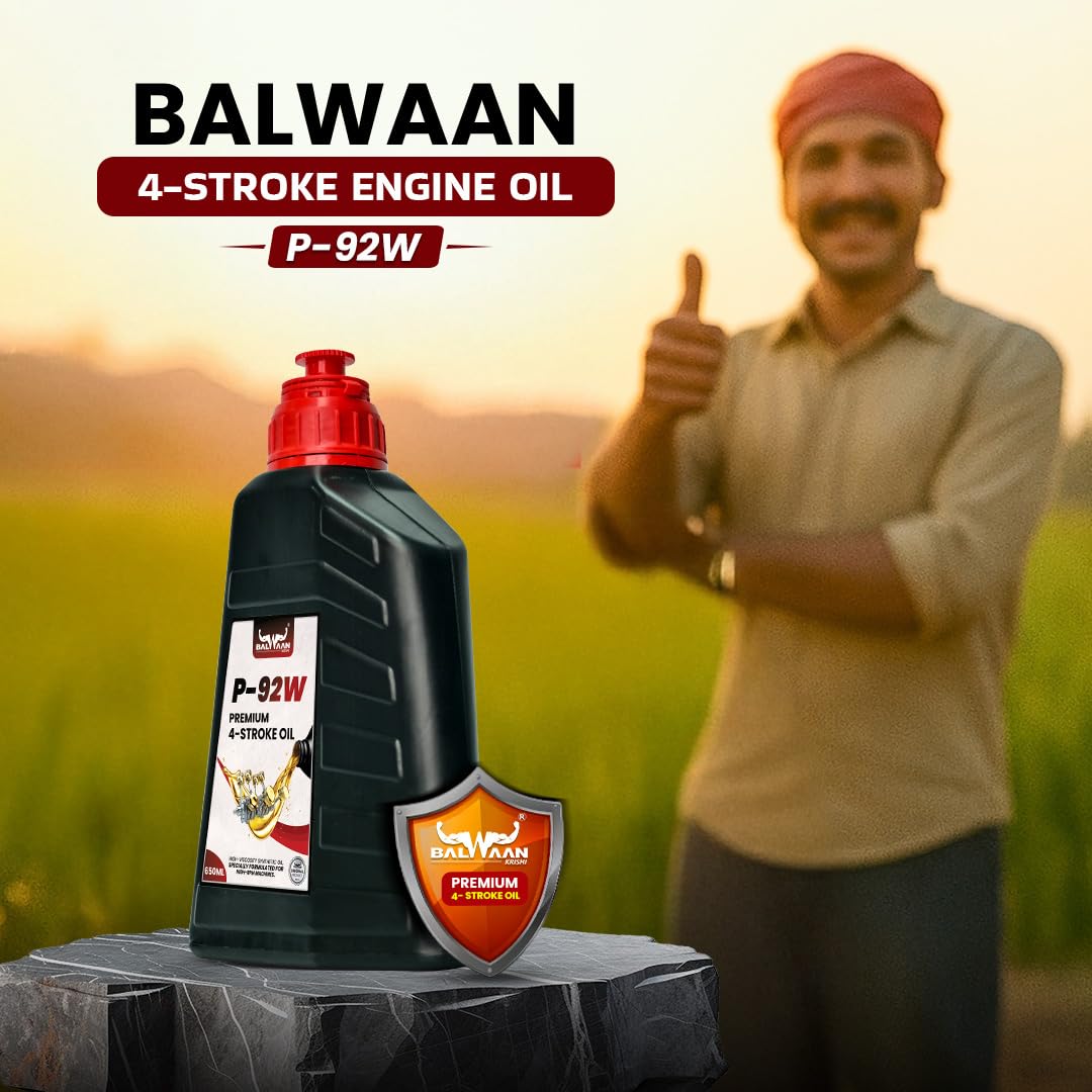 BALWAAN KRISHI PREMIUM 4-STROKE ENGINE OIL-P-92650ML HIGH STABILITY RUST GUARD